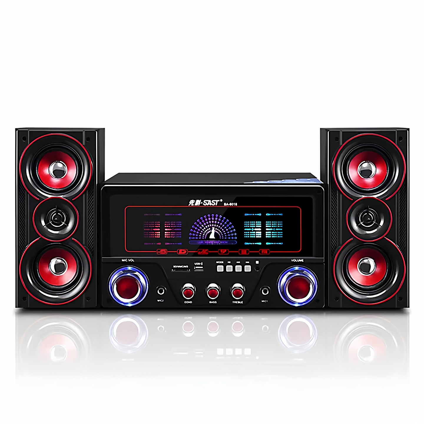 Xianke Audio Home Karaoke Subwoofer Home Theater Ktv Audio Set 2.1 Bluetooth Amplifier Computer Speakers