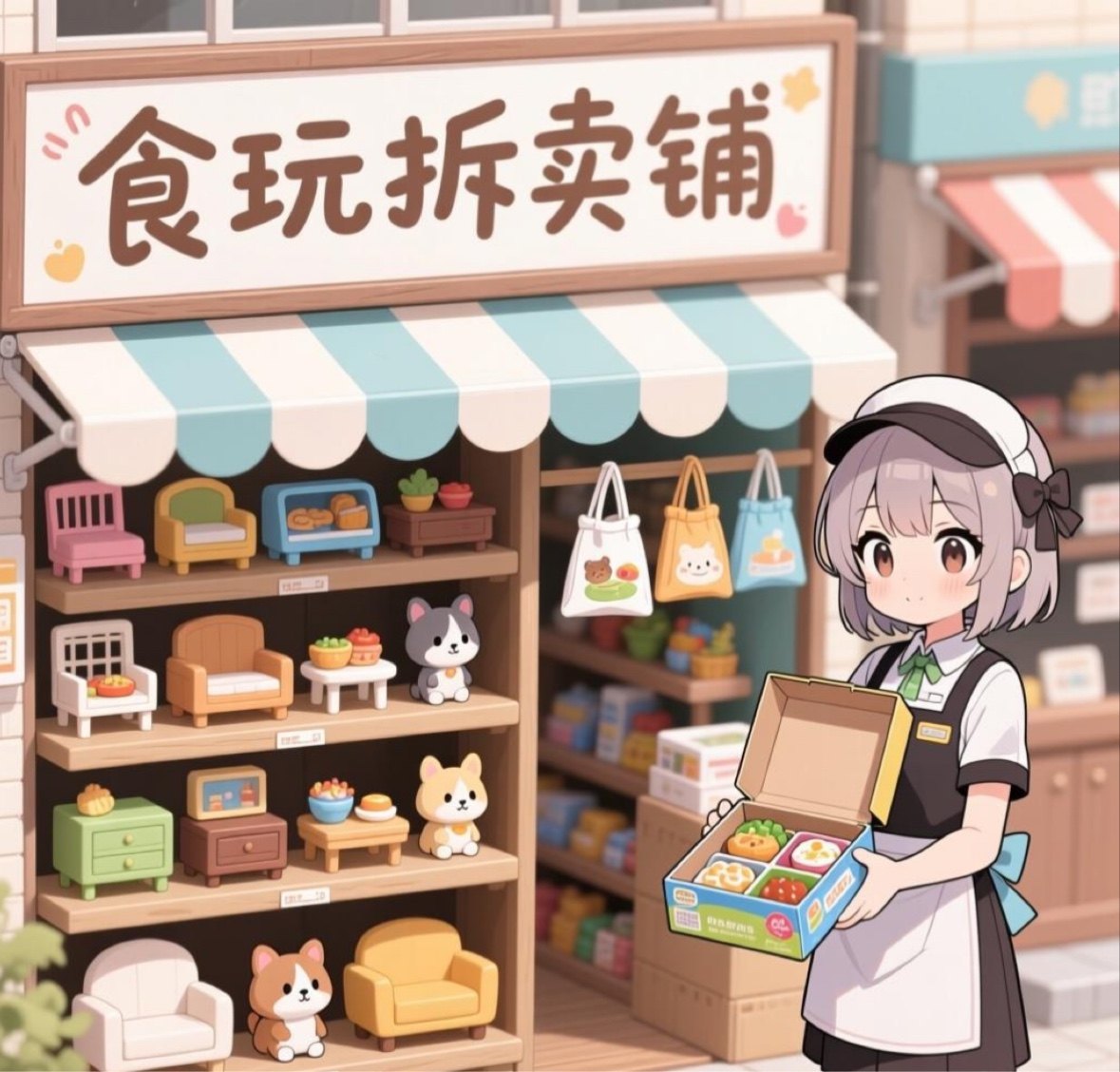 食玩拆卖铺子