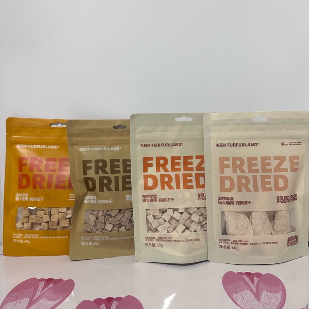 Mao Xingqiu Pure Meat Freeze-Dried Cat Snacks Chicken Breast Strips Duck Meat Duck Liver Salmon Dog Nutrition Chew Treats