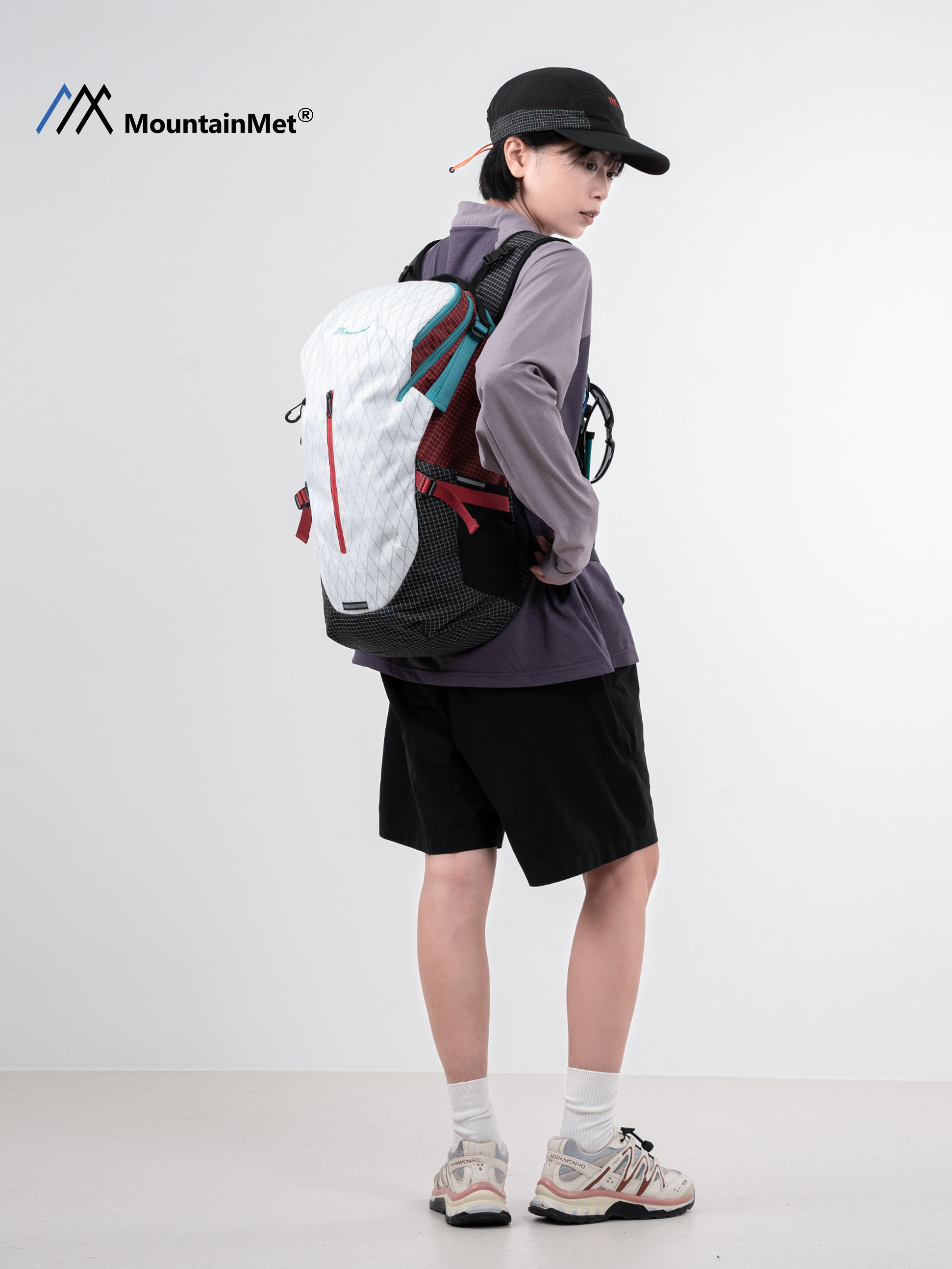 Mountainmet Outdoor X-Pac Functional Windproof Backpack Lightweight Hiking Backpack