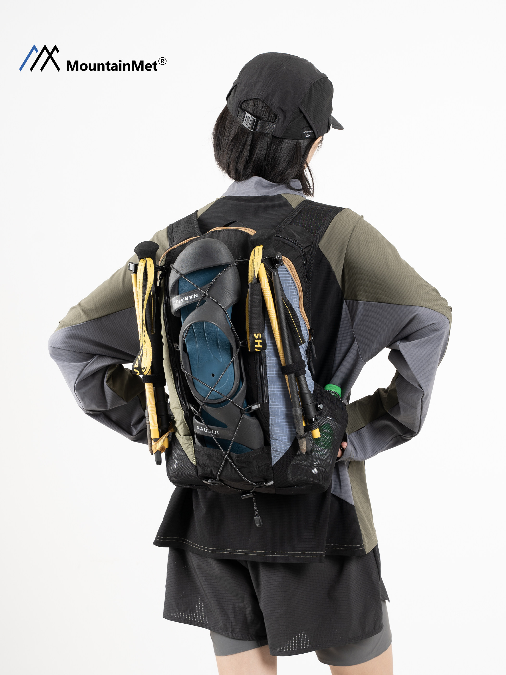 Mountainmet Outdoor Hiking and Mountaineering Summit Bag Lightweight Cross-Country Running Waterproof Backpack