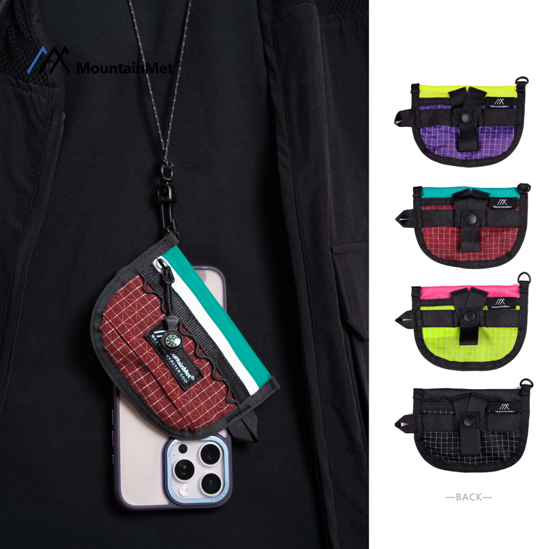 Mountainmet Outdoor Functional Small Bag Earphone Bag Phone Lanyard Key Bag Coin Card Holder