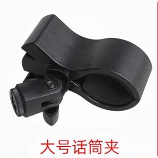 加重麦克风话筒支架落地专业K歌直播三脚架可升降便携舞台唱麦架