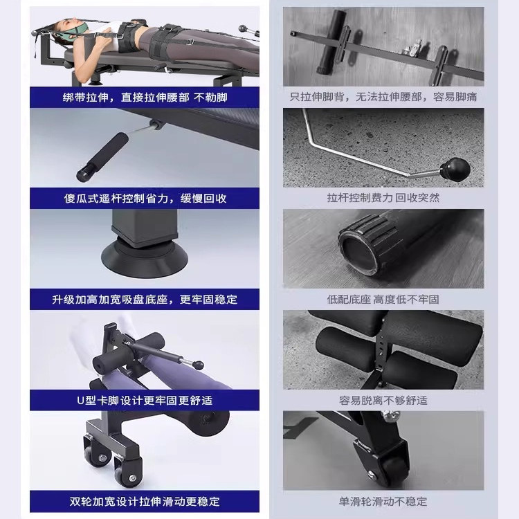 颈椎腰椎牵引医家用吊脖子矫康正复床增高训练腿部倒立脊柱拉伸器