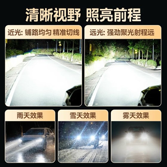 Geely Emgrand GL High and Low Beam GS Vision X3 Boyue X6 King Kong British S715 Binyue LED Big Bulb에 적용됩니다.