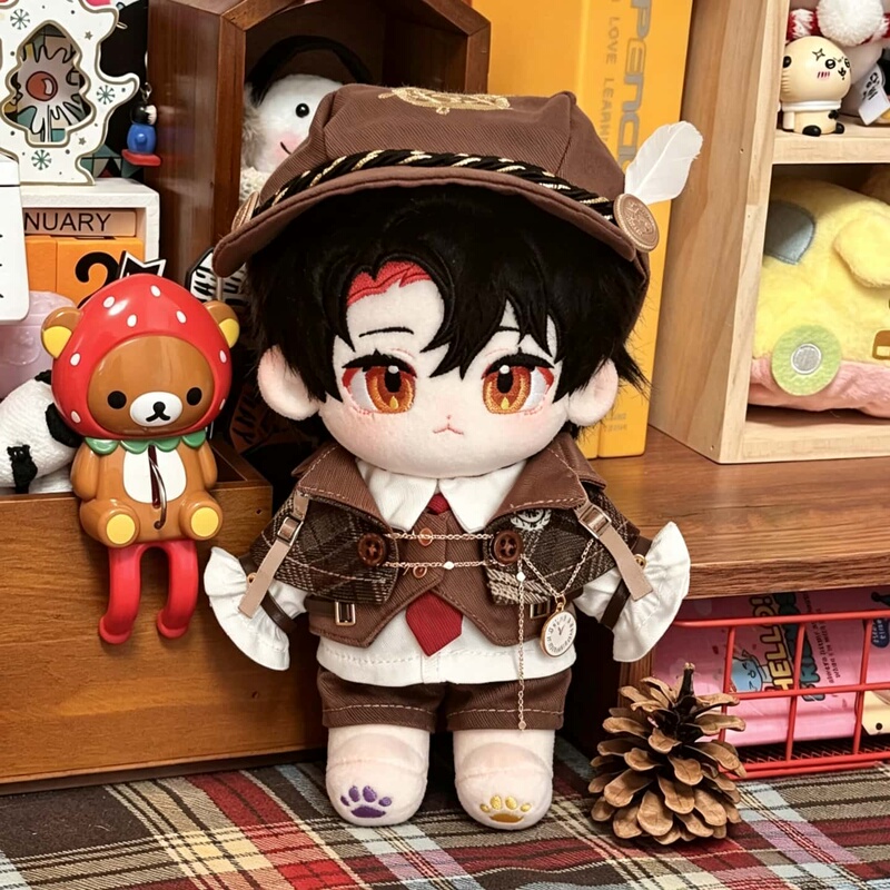Mysterious Klein Morerti 20cm Cute Doll with Changeable Outfits, Cotton Stuffed Toy, Gift for Friends, Doll Accessories Mysterious Klein Morerti 20cm Cute Doll with Changeable Outfits, Cotton Stuffed Toy, Gift for Friends, Doll Accessories