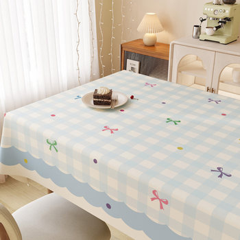 Small and fresh table cloth waterproof, oil-proof, anti-scalding, no-wash household rectangular pvc dining table cloth tea table cloth table cloth table cloth Small and fresh table cloth waterproof, oil-proof, anti-scalding, no-wash household rectangular pvc dining table cloth tea table cloth table cloth table cloth