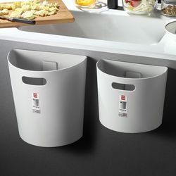 펀칭 부엌 쓰레기통 캔 캐비닛 도어 가정용 화장실 위생 쓰레기통 캔 벽걸이 작은 작은 벽걸이
