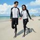 Motorcycle Riding Suit, Summer Thin Style, Unisex Snorkeling Suit, Two-Piece Surfing Sun Protection Large Size Swimming Wet Suit