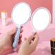 Cute and Beautiful Cartoon-Style Portable Makeup Mirror with Handle for Students, Girls, and Personal Use, Mesterco
