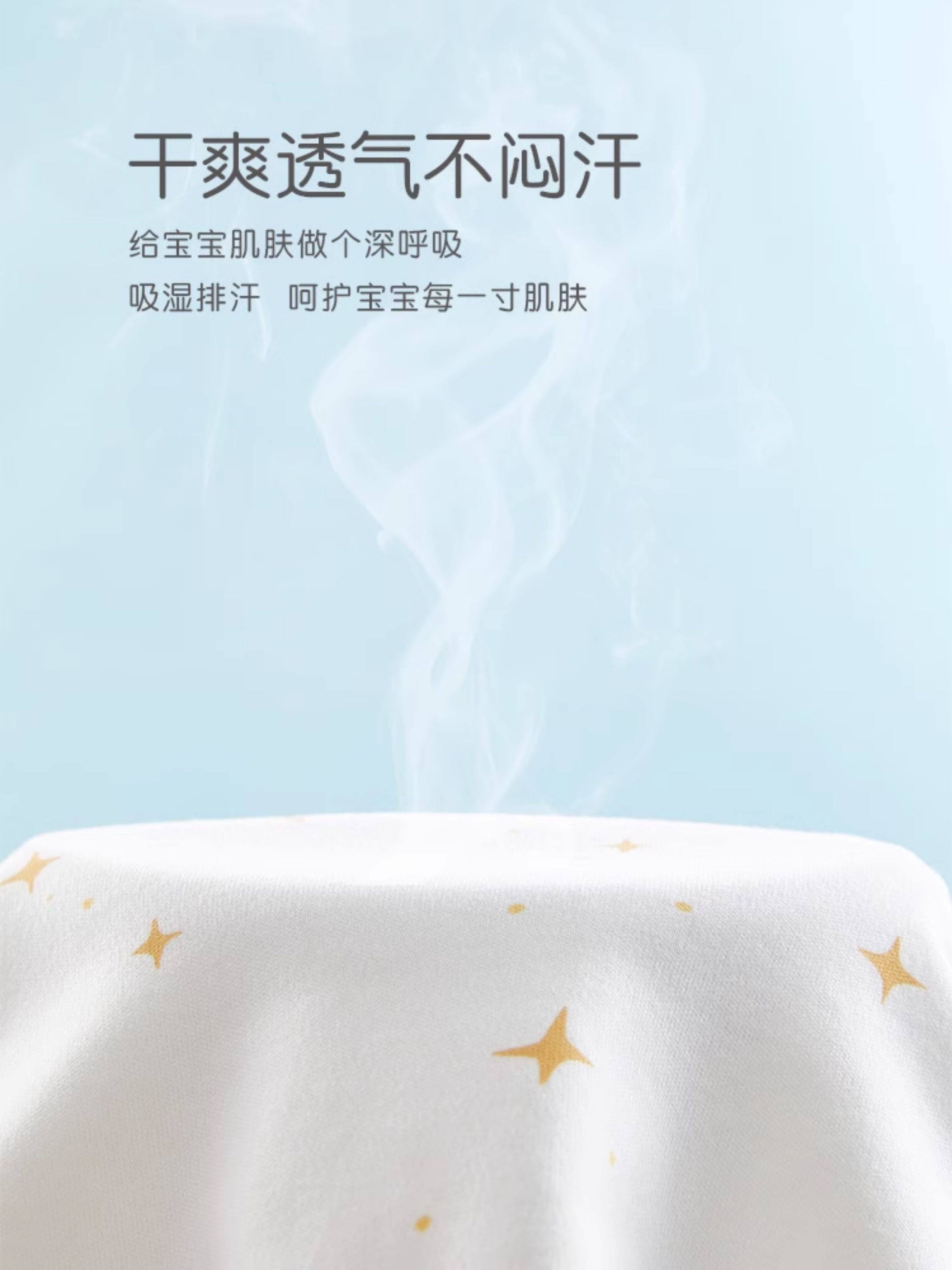 全棉2件装新生儿婴儿衣服四季通用和尚服哈衣长袖睡衣宝宝连体衣 — 4
