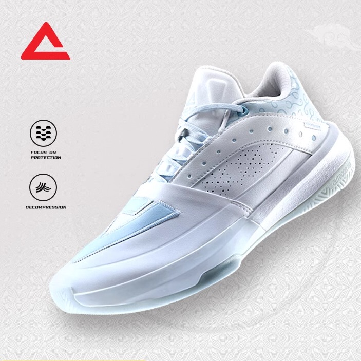 Peak Taichi Practical Wear-Resistant Non-Slip Flash Color Winter Low-Top Basketball Sports Men's Running Shoes Et24417A