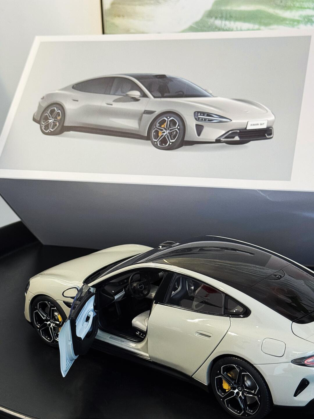 official authentic】xiaomi su7 yu7 1:18 alloy car model - ultra