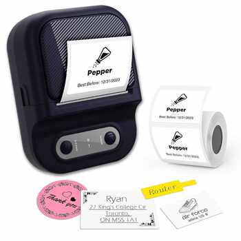 Commercial label printer home handheld portable bluetooth price book storage smart label machine