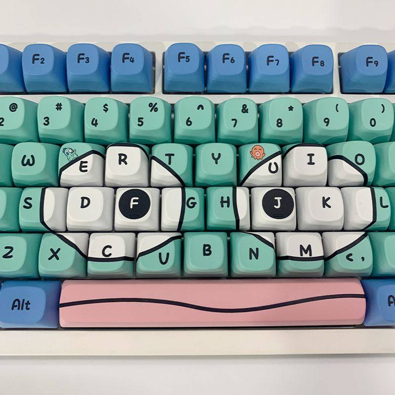 Kibou Rio65 WKL + KeyKobo 支配恶魔 KeyKobo 支配恶魔键帽：解锁你的键盘新大陆，让键入变成艺术！-键帽