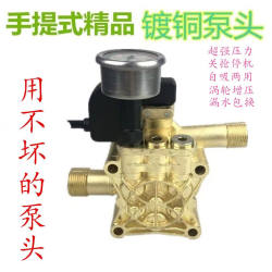 German Import Black Cat For Home Portable Car Washer Pump Head Assembly High Pressure Washer Car Washer Pump Head 220V