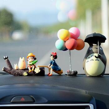 Miyazaki Hayao My Neighbor Totoro Faceless Man Xiaomei Car Ornaments Creative Car Decorations Cute Indoor Office Ornaments