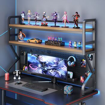 Desktop shelf bookshelf table storage shelf multi-layered student desk e-sports style finishing rack