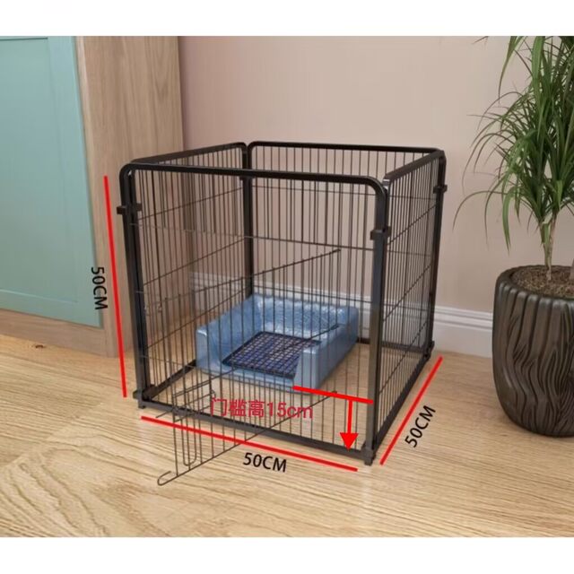 Pet Fence for Small, Medium, and Large Pets, Dedicated for Free Training, Household Large Space Toilet, Alaskan Anti-Gnaw Isolation