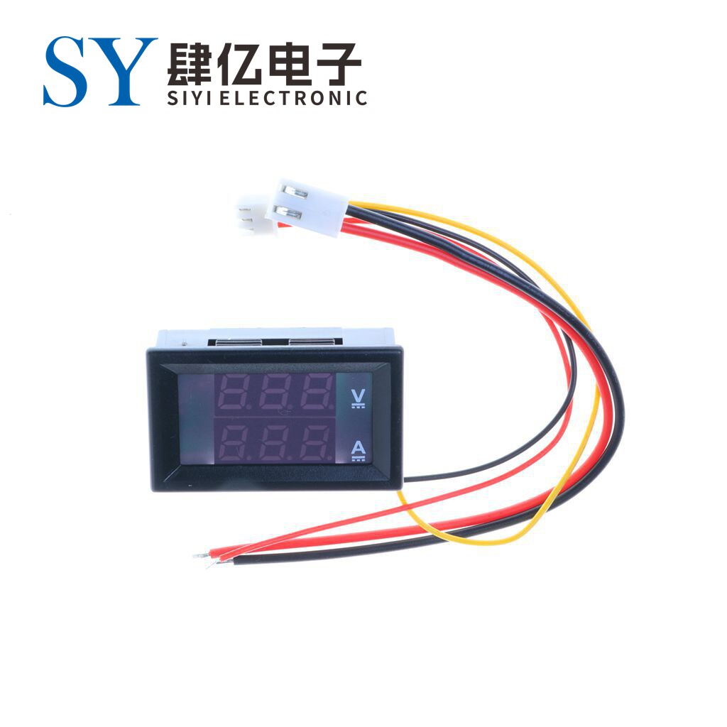 DC0-100V 10A LED直流双显示数字电压电流表头 带微调