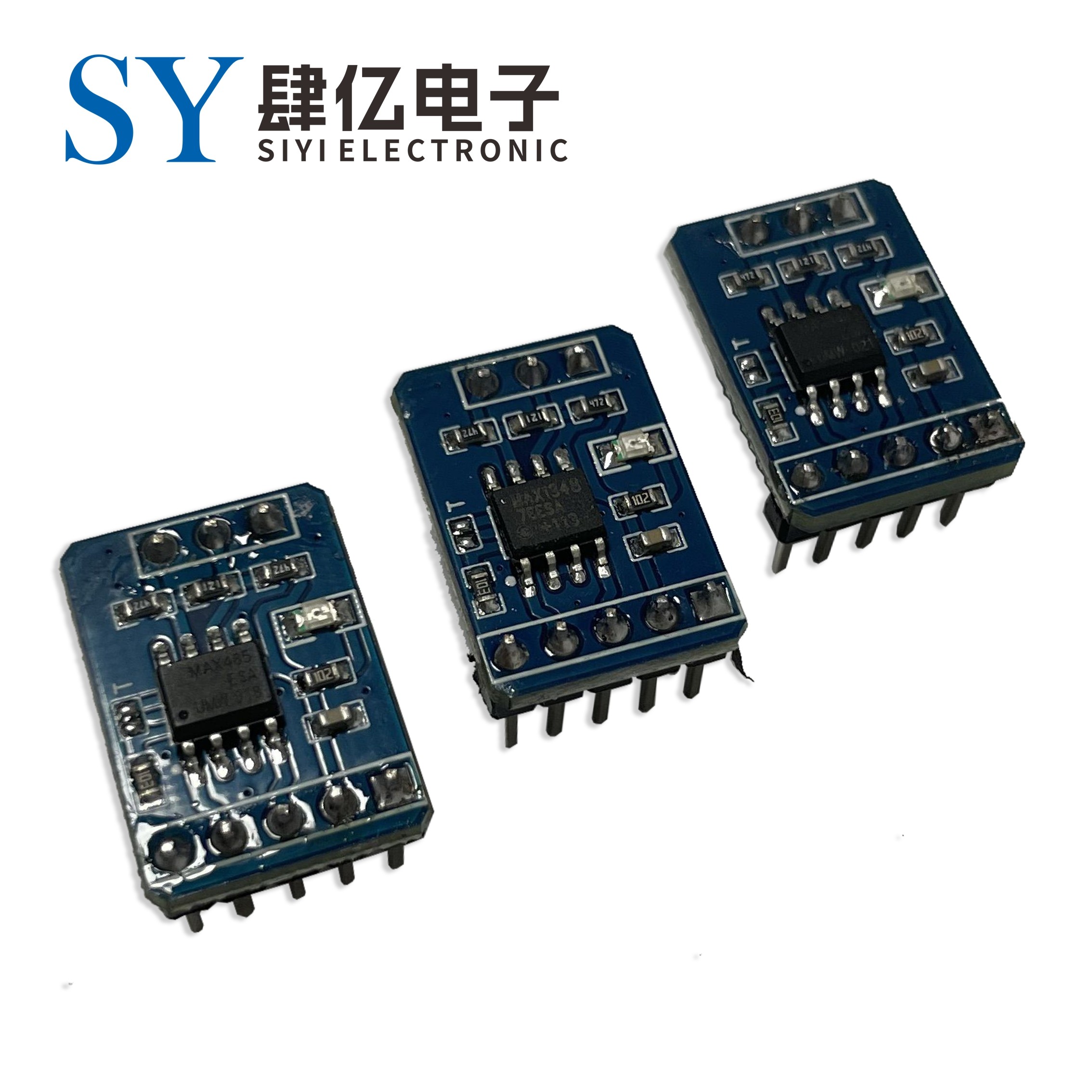 MAX3485/MAX3485/MAX13487模块串口TTL转RS485 单向双向通讯收发
