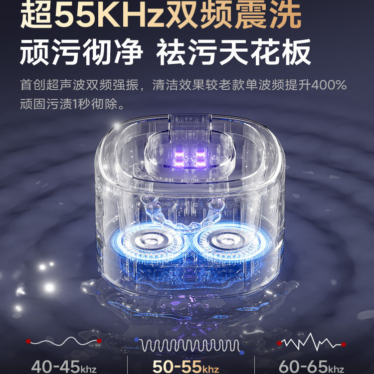 Ultrasonic Invisible Braces Cleaning Machine, Denture Cleaner, Convenient for Home Use, Maintains Orthodontics, Fully Automatic Cleaning Tool