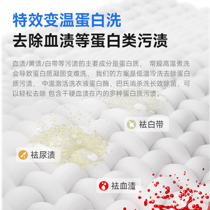 Double-Cylinder Underwear Washing Machine, Fully Automatic, Small, Partitioned, Mini Washing and Drying Integrated High-Temperature Sock Cleaning Machine