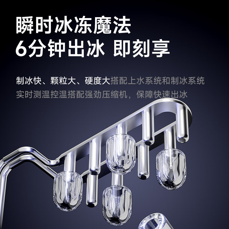 Household Ice Maker, Small Mini Outdoor Ice Cube Maker for Student Dormitory Desktop, Fully Automatic, Convenient and Low-Power