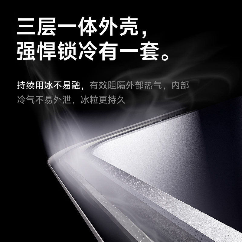 Household Ice Maker, Small Mini Outdoor Ice Cube Maker for Student Dormitory Desktop, Fully Automatic, Convenient and Low-Power