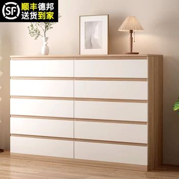 Solid wood chest of cabinets bedroom wall storage cabinet simple storage cabinet home bedside tail cabinet storage cabinet drawer cabinet