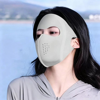 防晒面罩全脸防紫外线夏季薄款口罩女高颜值2026新款脸基尼3D立体