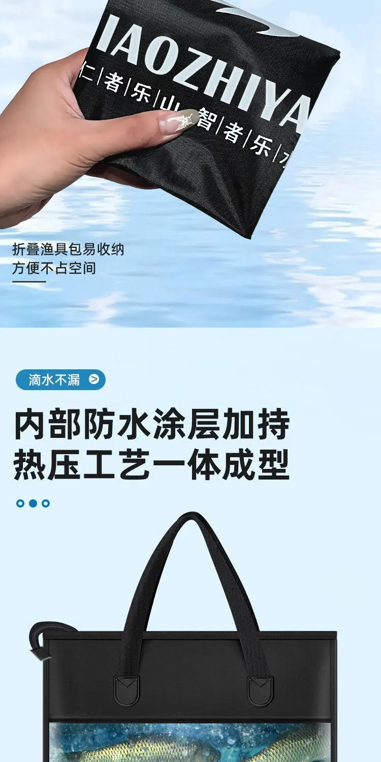 Барсетка, портативная складная водонепроницаемая универсальная льняная сумка, увеличенная толщина 无品牌/无注册商标 