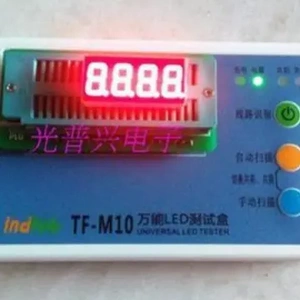 Испытательная коробка для трубок Nixie с прямой поставкой, светодиодный тестер для трубок Nixie TF-M10D, осветительная коробка для трубок Nixie