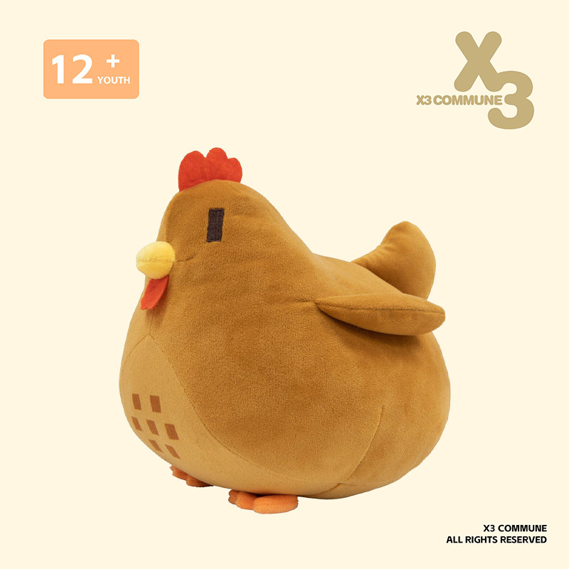 X3COMMUNE новый продукт Цыплячья подушка Плюшевая кукла Игровая периферия Плюшевая кукла подушка игрушка