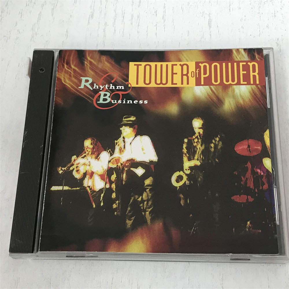 Распаковка и пробивка компакт-дисков Tower of Power Rhythm Business из Европы и Америки Изображение 1