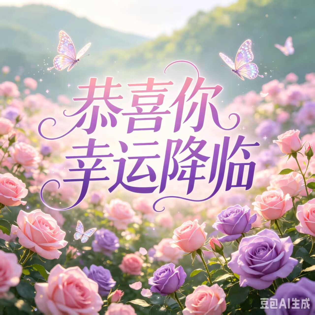 恭喜你幸运降临