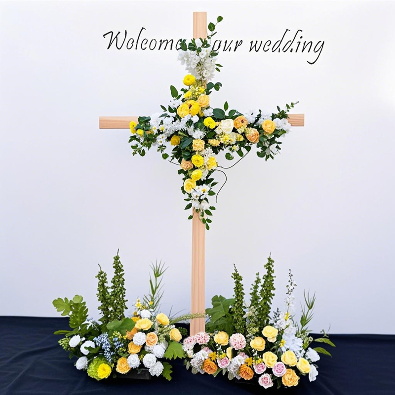 Forest-Style Wedding Wooden Frame Wedding Proposal Backdrop Decoration Lawn Cross-Shaped Wooden Frame Decoration Solid Wood Arch Flower Stand Forest-Style Wedding Wooden Frame Wedding Proposal Backdrop Decoration Lawn Cross-Shaped Wooden Frame Decoration Solid Wood Arch Flower Stand