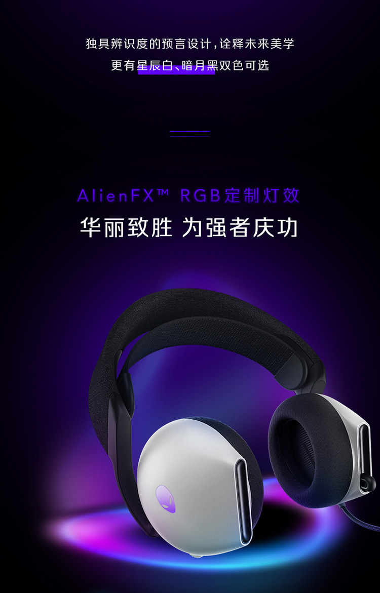 Alienware/外星人AW520H专业电竞游戏AI智能降噪有线头戴式耳机插图13