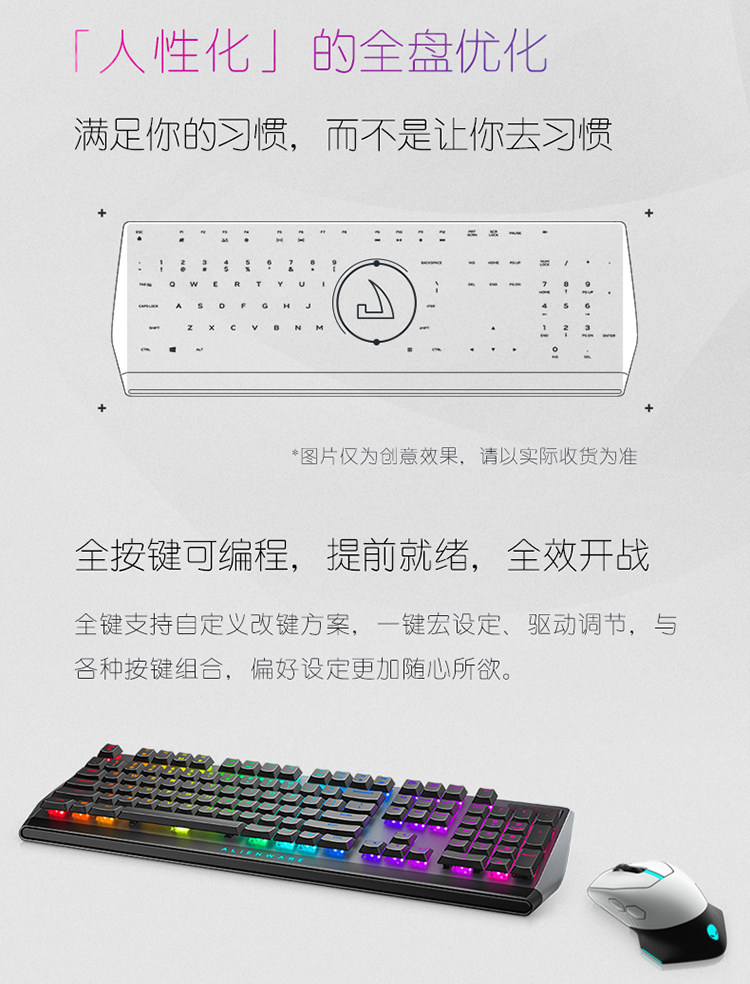 Alienware/外星人AW510K 全键无冲游戏电竞有线机械键盘插图9