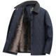 Woodpecker Men's Thickened Velvet Warm Cotton Clothes Middle-aged Dad's Home Padded Clothes Grandpa Winter Clothes Padded Jacket