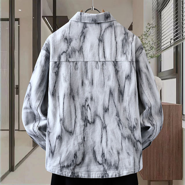 Woodpecker washed trendy brand workwear denim jacket men's spring and autumn 2026 new wear jacket autumn top