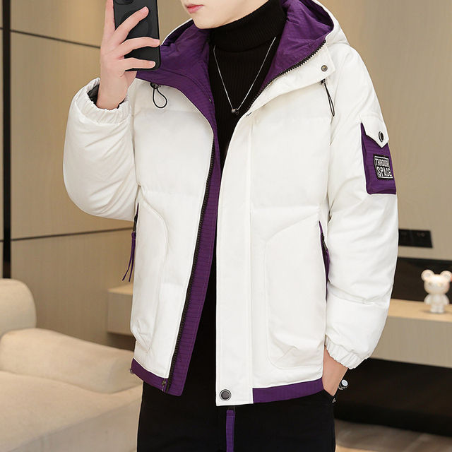 Woodpecker Men's down Jacket Winter Thickened Warm Hooded Cotton Coat Men's 2025 New Trendy down Cotton Jacket