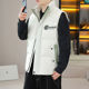 Woodpecker down Cotton Vest for Men 2025 Autumn/Winter Versatile Thickened Warm Sleeveless Jacket Top