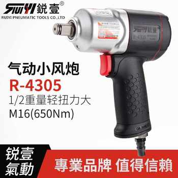 Ruiyi 4305 mini pneumatic wrench 1/2 large torque small wind cannon plastic steel gas wrench small wind cannon auto repair tool
