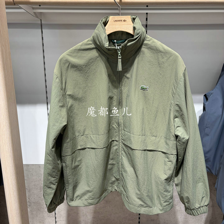 Bh3577-98 French Crocodile Lacoste 2026 Autumn and Winter New Men's Water-Repellent Jacket Bh3577-98 French Crocodile Lacoste 2026 Autumn and Winter New Men's Water-Repellent Jacket