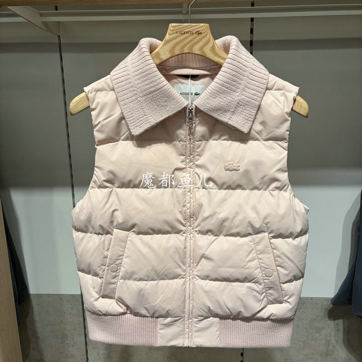Bf2512 French Crocodile Lacoste 2026 Autumn and Winter New Style Women's Fashionable Casual down Jacket Vest Bf2512 French Crocodile Lacoste 2026 Autumn and Winter New Style Women's Fashionable Casual down Jacket Vest