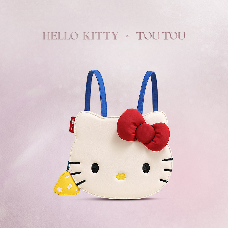 Рюкзак TOUTOUhellokitty Sanrio Hello Kitty, милый рюкзак большой емкости Hello kt для подруги Изображение 1