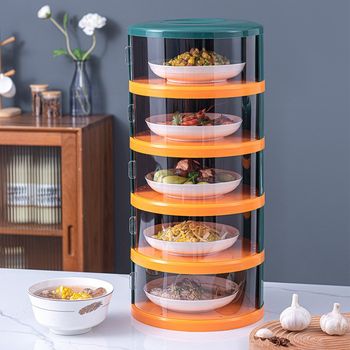 Vegetable cover rice cover high-end internet celebrity 2024 new summer fly-proof vegetable cover household leftover vegetables multi-layer storage rack cover vegetable cover