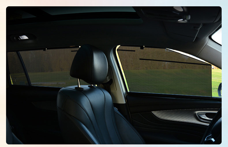 Huadi Car Window Sunshade Automatic Adjustable Privacy Opaque Sunscreen Curtain Car Side Window Screen Sunshade
