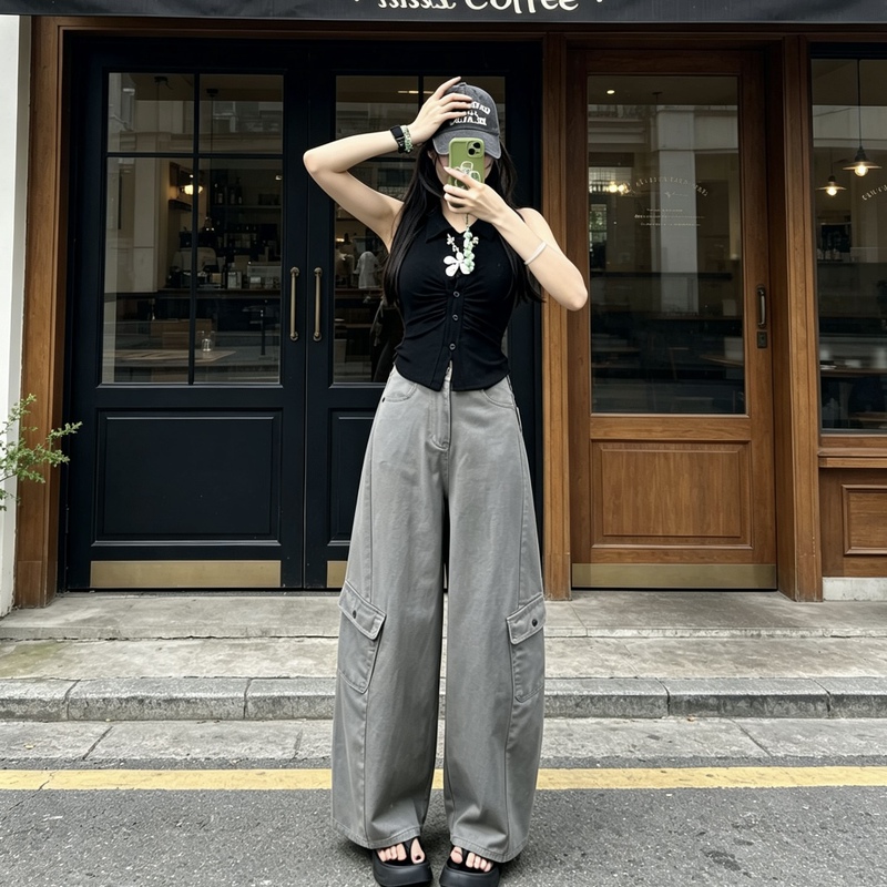 (1-49) Yaya 2026 Autumn Collection New Style Women's Curved Leg Jeans